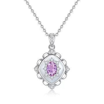 s925 sterling silver crystal gemstone