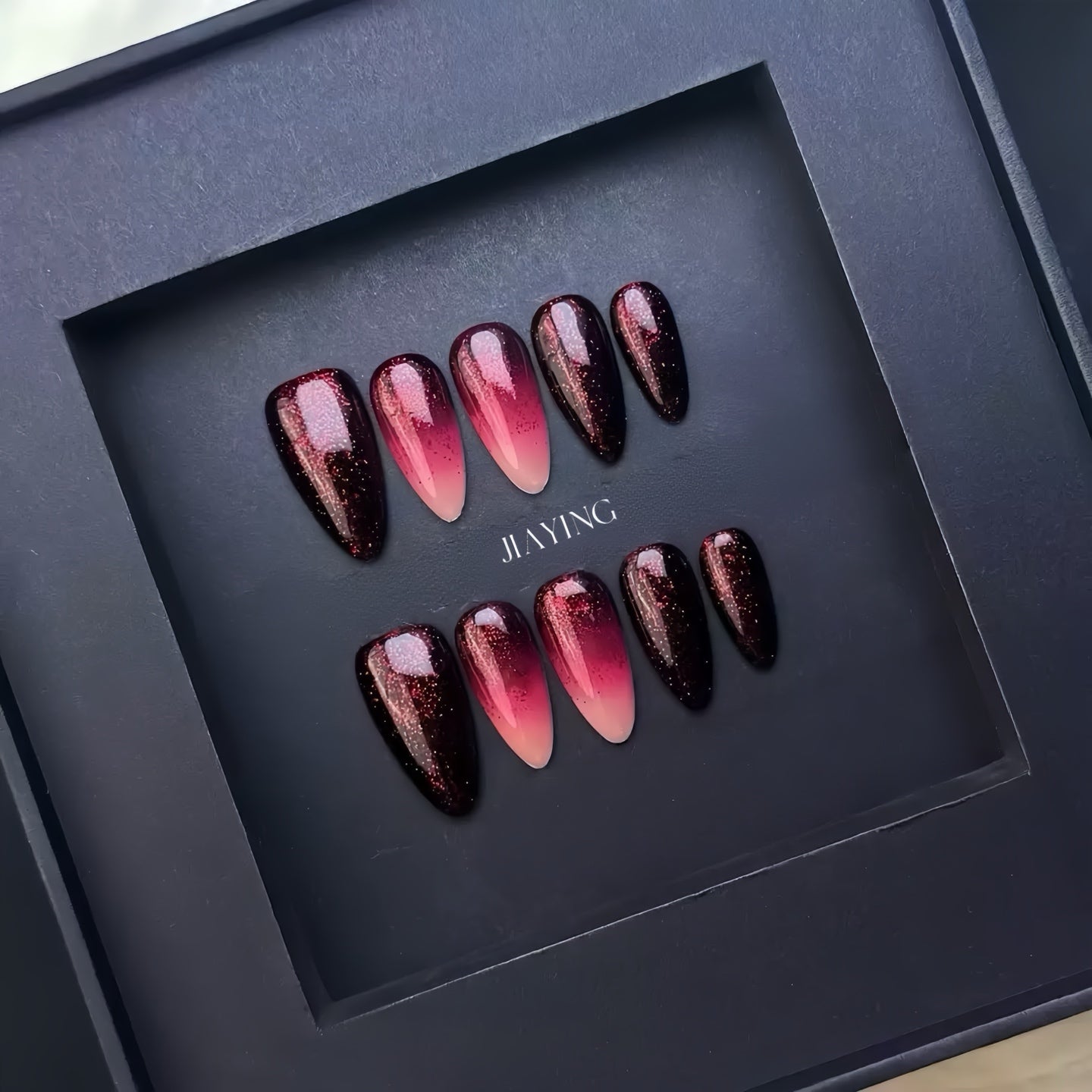 Red shadow flowing light